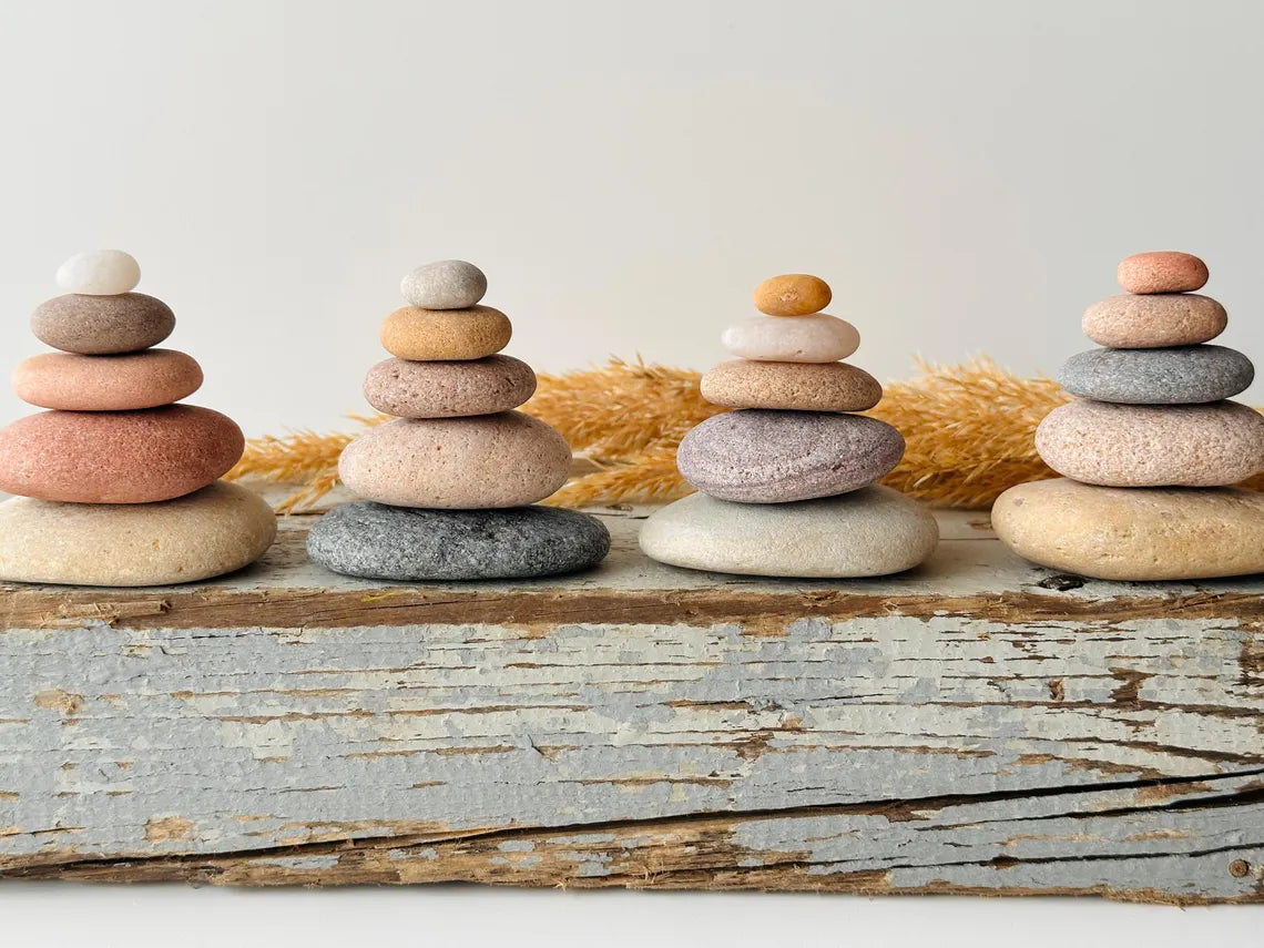 Baltic Hostess Stone Cairn – Set of 5 Stones
