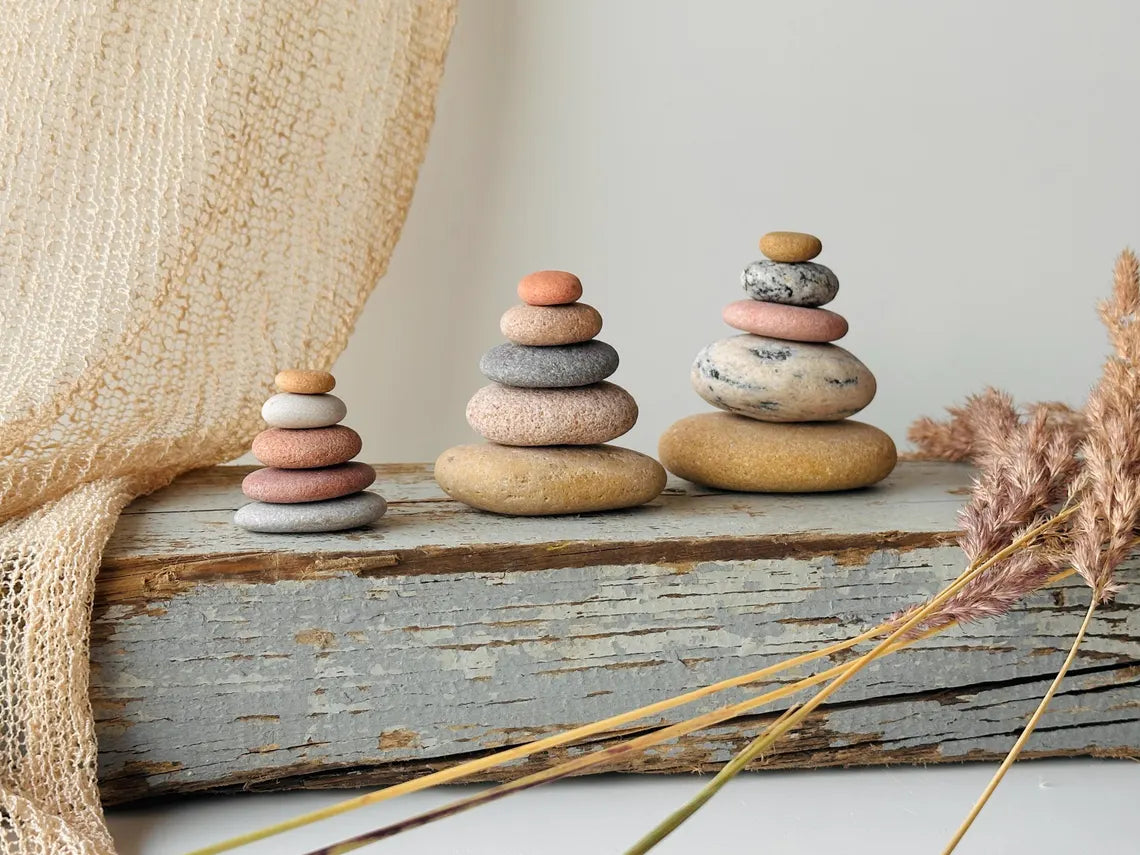 Baltic Hostess Stone Cairn – Set of 5 Stones