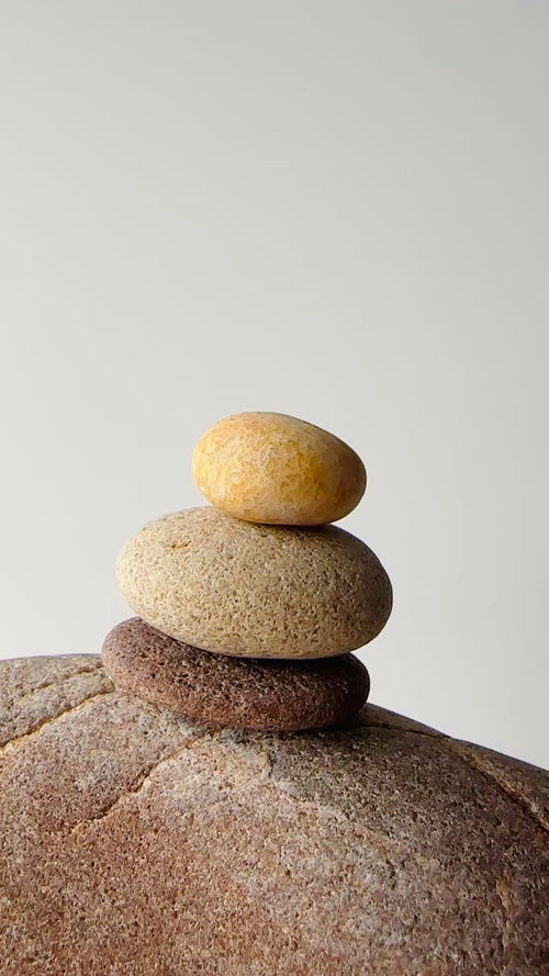 Baltic Amber Zen Stones – Set of 7