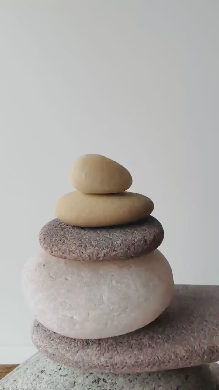 Baltic Japandi Zen Stones – Set of 7